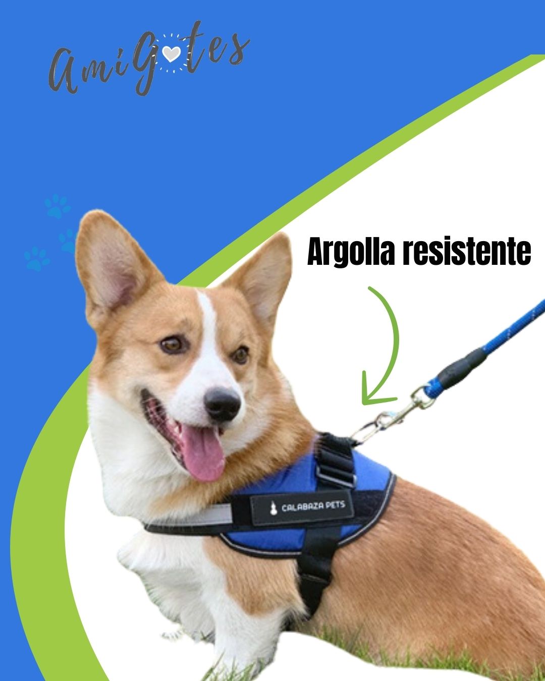 Arnés Antitirones Verde Talla S - Vista alternativa